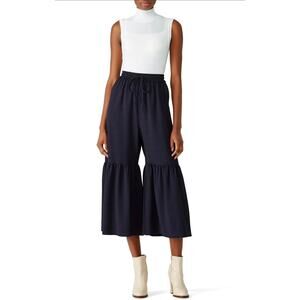 See By Chloe Heart of Glass‎ black ruffle flare pants